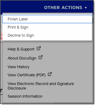 Other Actions