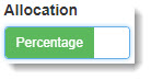 Percentage Allocation Percentage Allocation