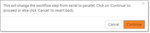 Change Workflow to Parallel?