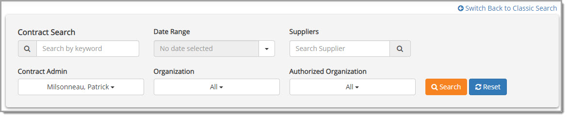 Contract Search