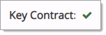 Key Contract green check mark