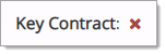 Key Contract red X