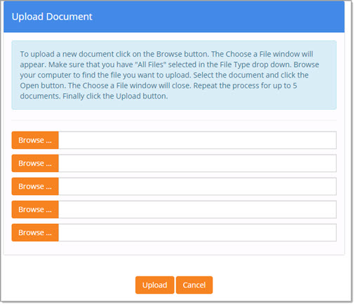 Upload New Document