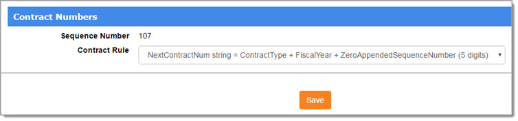 Contract Numbering