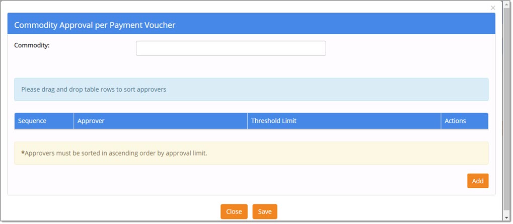 Payment Voucher Approver