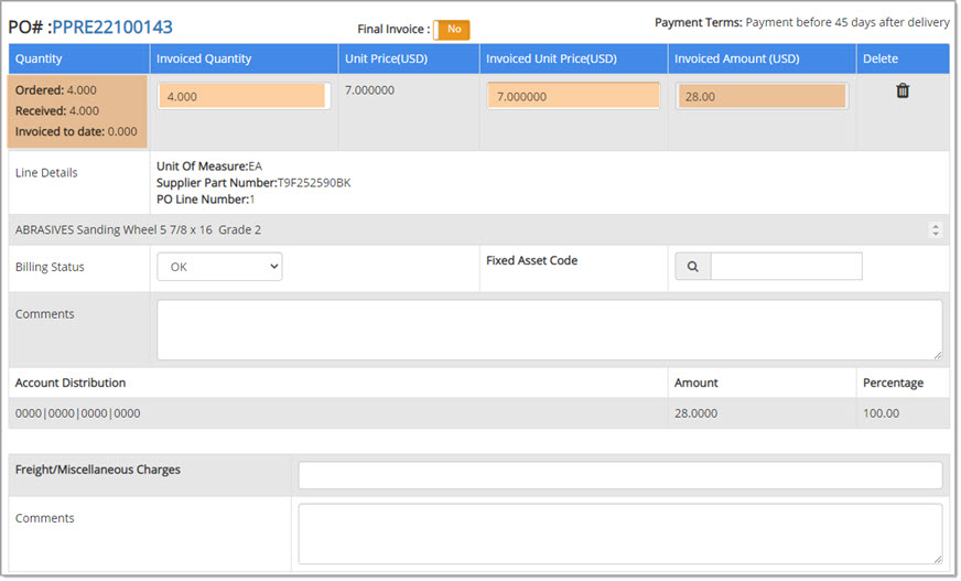 Invoice All
