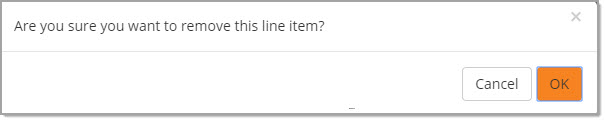 Remove Line Item