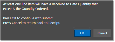 Receipt Entry