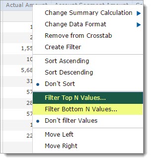 Filter Top / Bottom Values