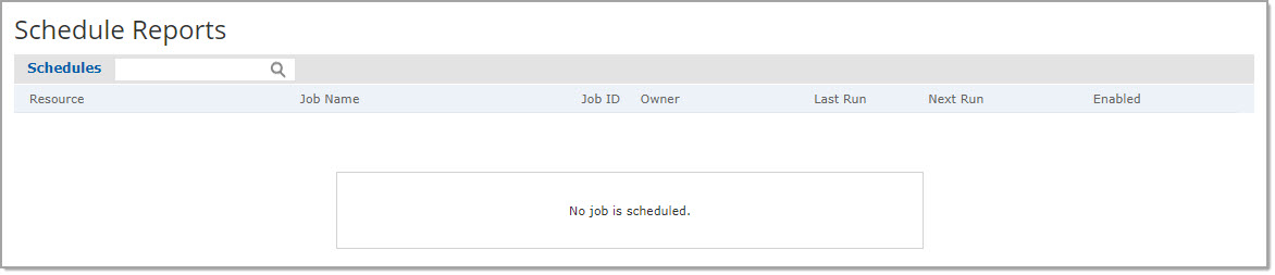 Schedule Reports