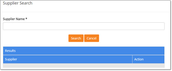 Supplier Search