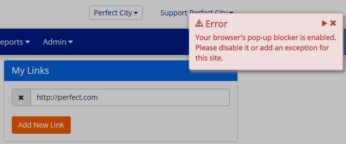 Pop Up Blocker