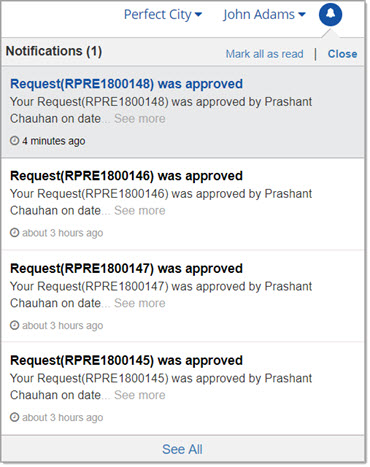 User Notification Center