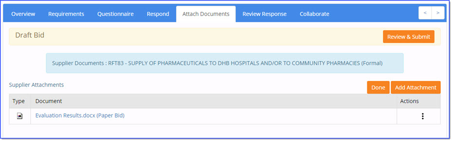 Respond to Solicitation Without Line Items