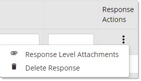 Response Actions