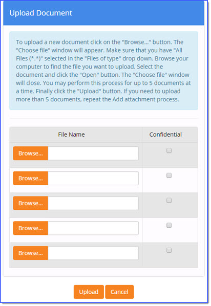 Upload Documents