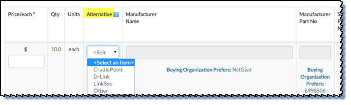 Alternantive Options