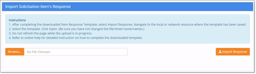 Import Item Response