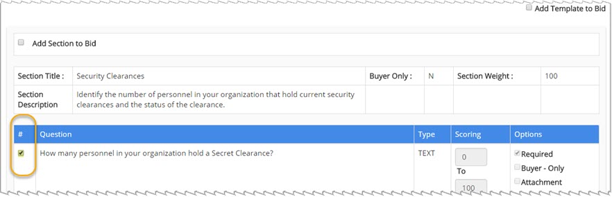 Select Question