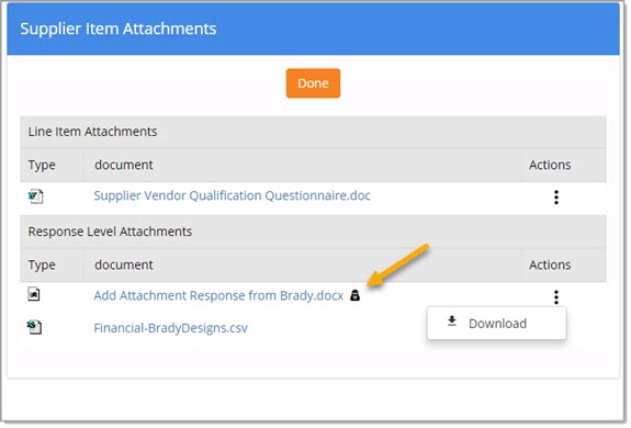 Supplier Attachments