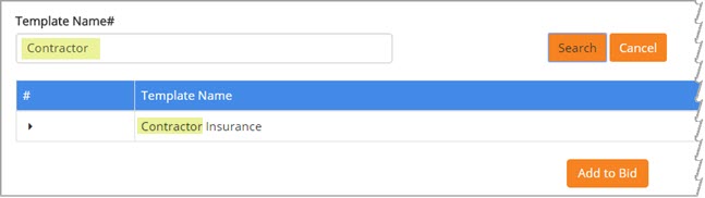 Template Search